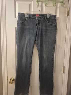 ELLE Monaco Women's Dark Blue Denim Jeans SZ 14